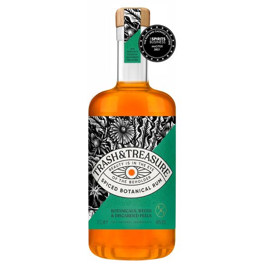 WARNERS TRASH & TREASURE SPICED BOTANICAL RUM NV