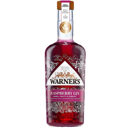 WARNERS RASPBERRY & HEDGEROW FRUITS GIN NV